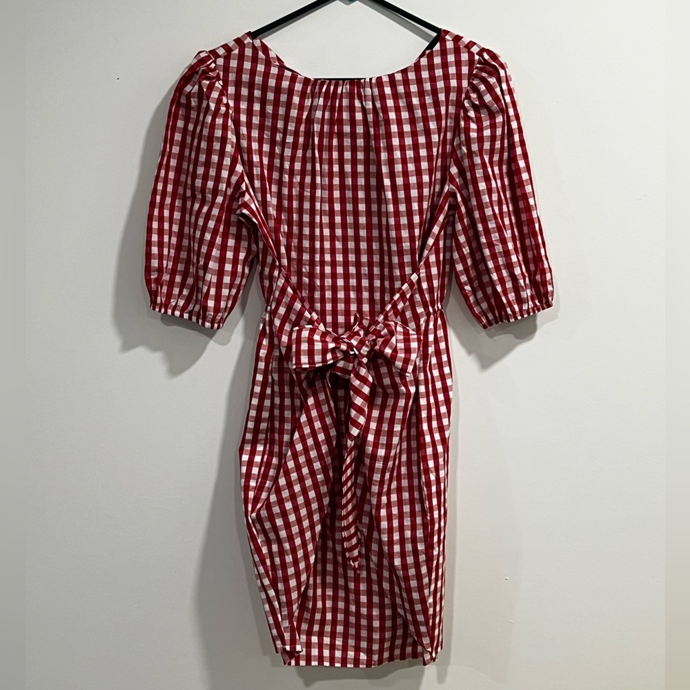 Red gingham dress - Picture 1 of 3